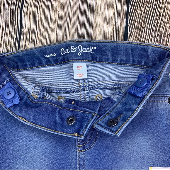 Cat & Jack Girls Unicorn Top & Jeans 12 Month - Picture 5 of 5